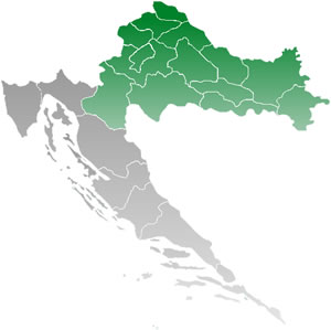 karta kontinentalne hrvatske Karta Hrvatske   Turistička karta Hrvatske | Uniline Hrvatska karta kontinentalne hrvatske
